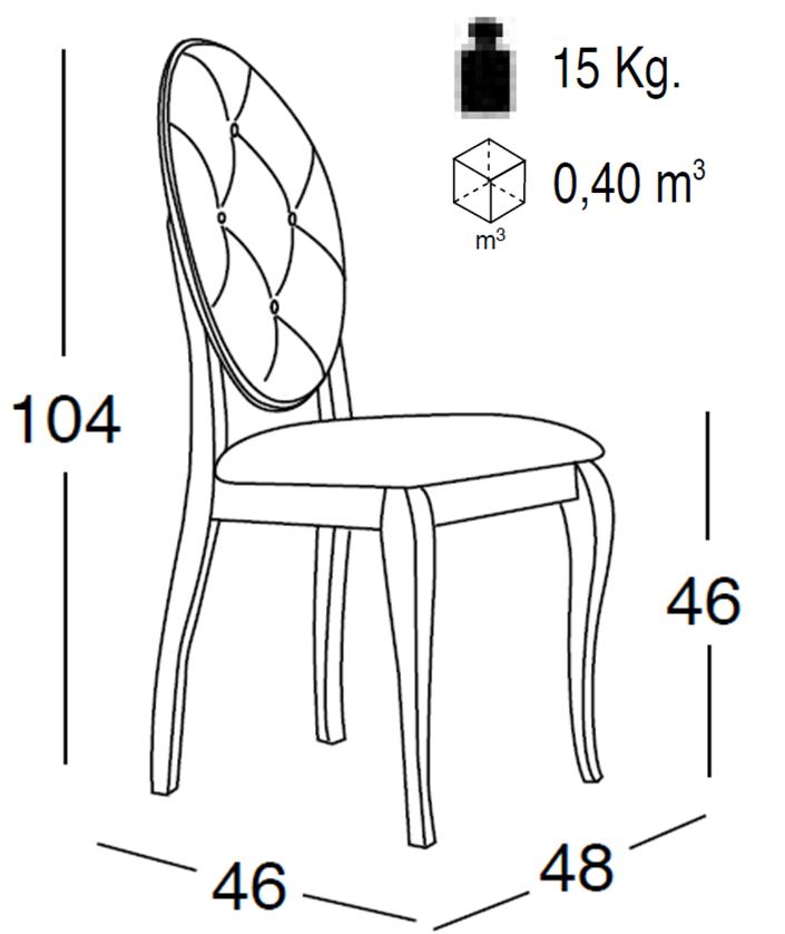 Chaise damara détails Chaise damara détails