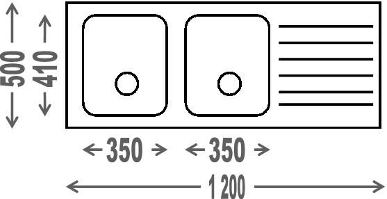 évier inox 2 bacs évier inox 2 bacs